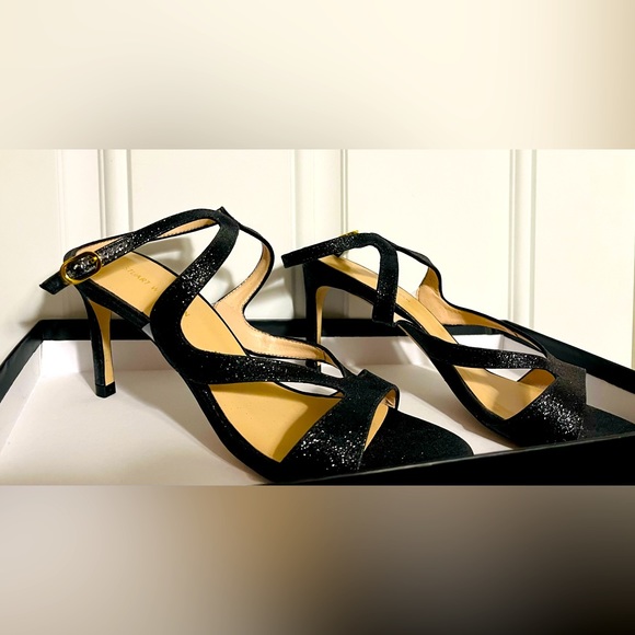 Gently Used Stuart Weitzman Glimmer Swarovski strap sandals - Picture 1 of 3